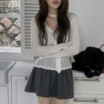[PREMIUM] Coquette Frill Knit