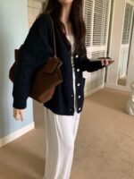 [Premium] Merino Wool Boxy Cardigan - Image 16