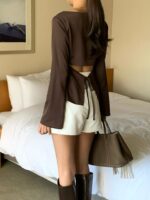 [PREMIUM] Cheri Satin Top - Image 7