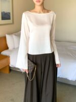 [PREMIUM] Cheri Satin Top - Image 3