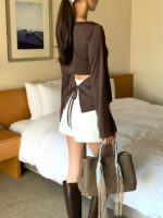 [PREMIUM] Cheri Satin Top - Image 9