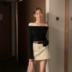 [PREMIUM] Shirred Chiffon Off shoulder Top - Image 2
