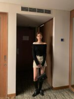 [PREMIUM] Shirred Chiffon Off shoulder Top - Image 4