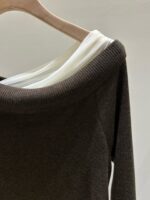 [PREMIUM] Shirred Chiffon Off shoulder Top - Image 22