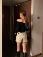 [PREMIUM] Shirred Chiffon Off shoulder Top - Image 20