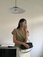 [Premium] Angora Mock Neck Top - Image 3