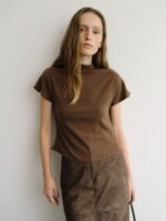 [Premium] Angora Mock Neck Top - Image 4