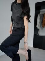 [Premium] Angora Mock Neck Top - Image 5