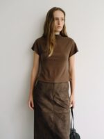 [Premium] Angora Mock Neck Top - Image 7