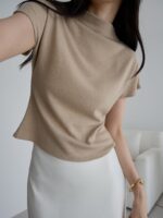 [Premium] Angora Mock Neck Top - Image 10