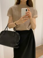 Wrinkle Mock Neck Top - Image 12