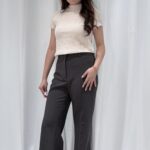 Wrinkle Mock Neck Top - Image 14