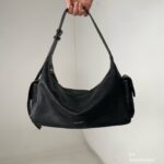 Bucks and Leather Double Pockets Shoulder Bag - Image 2