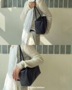 Bucks and Leather Brick Shoulder Bag (Size M) - Image 5