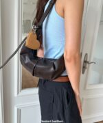 Bucks and Leather Split Crescent Bag - Image 2