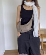 Bucks and Leather Split Crescent Bag - Image 4