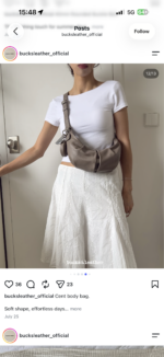 Bucks and Leather Split Crescent Bag - Image 18