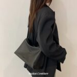 Bucks and Leather Pillow Bag (Size M) - Image 6