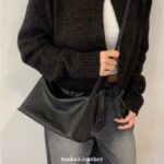 Bucks and Leather Pillow Bag (Size S) - Image 2