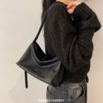 Bucks and Leather Pillow Bag (Size S) - Image 5