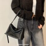 Bucks and Leather Pillow Bag (Size S) - Image 8