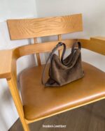 Bucks and Leather Shoulder Hobo Bag (Size M) - Image 4
