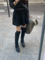 [Premium] OUNCE Maren Wool Flare Mini Skirt - Image 6