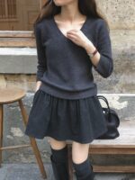 [Premium] OUNCE Maren Wool Flare Mini Skirt - Image 5