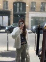 [Premium] OUNCE Brush No-Collar Cardigan - Image 2