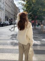 [Premium] OUNCE Brush No-Collar Cardigan - Image 3