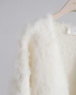[Premium] OUNCE Brush No-Collar Cardigan - Image 4