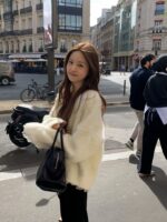 [Premium] OUNCE Brush No-Collar Cardigan - Image 5