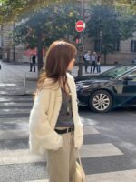[Premium] OUNCE Brush No-Collar Cardigan - Image 15