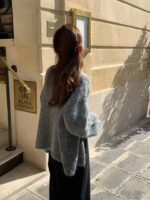 [Premium] OUNCE Grain Mohair Cardigan - Image 11