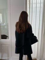 [Premium] OUNCE HANDMADE 90% Cashmere Raglan Coat - Image 2