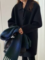 [Premium] OUNCE HANDMADE 90% Cashmere Raglan Coat - Image 12