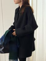 [Premium] OUNCE HANDMADE 90% Cashmere Raglan Coat - Image 15