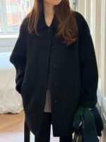 [Premium] OUNCE HANDMADE 90% Cashmere Raglan Coat - Image 22
