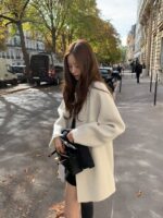 [Premium] OUNCE HANDMADE 90% Cashmere Raglan Coat - Image 23