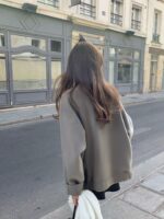 [Premium] OUNCE HANDMADE 90% Wool Blouson Coat - Image 7