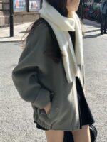 [Premium] OUNCE HANDMADE 90% Wool Blouson Coat - Image 14