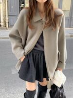 [Premium] OUNCE HANDMADE 90% Wool Blouson Coat - Image 17