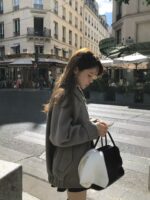 [Premium] OUNCE HANDMADE 90% Wool Blouson Coat - Image 19