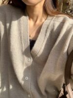 [Premium] OUNCE Hay Wool Knit Cardigan - Image 4