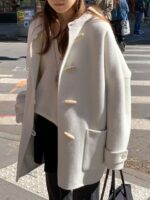 [Premium] OUNCE HD Hooded Cash Duffle Coat - Image 5