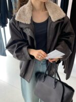 [Premium] OUNCE Chloe Leather Jumper - Image 5