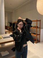 [Premium] OUNCE Chloe Leather Jumper - Image 20