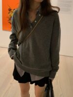[Premium] OUNCE Cashmere Collar Knit - Image 18
