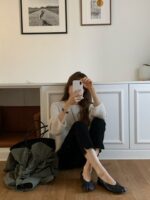 [Premium] OUNCE Heather Alpaca Cropped Knit - Image 3