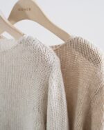 [Premium] OUNCE Heather Alpaca Cropped Knit - Image 4